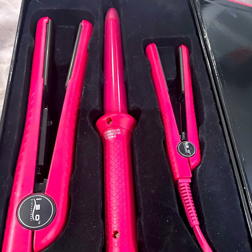Hair straightener Hair curler and mini straightener